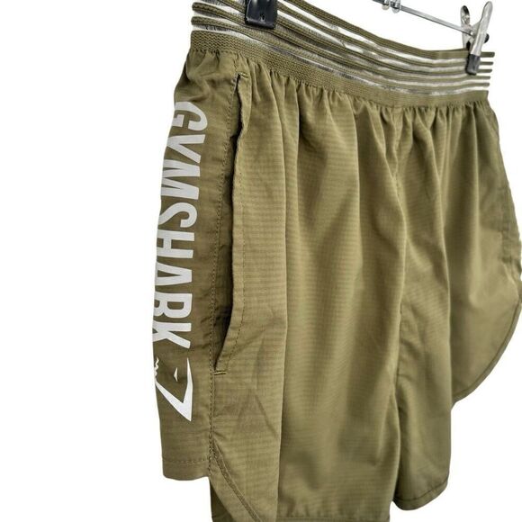 Gymshark Athletic Shorts Green Small - Picture 4 of 5